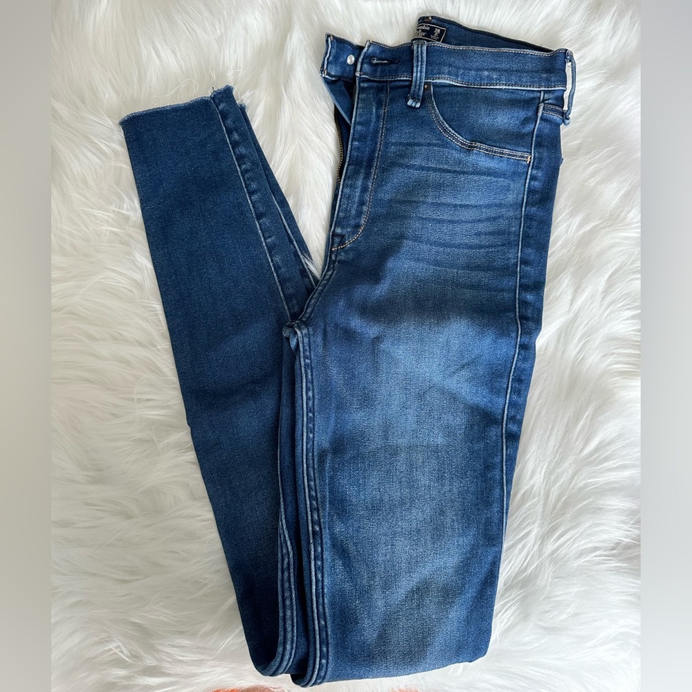 Abercrombie & Fitch Dark Blue Jeans Jeggings